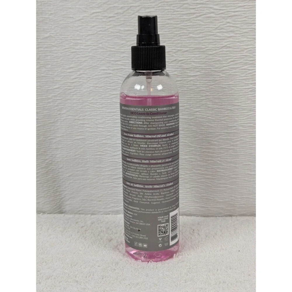 Design Essentials - Bamboo & Silk HCO - Leave-In Conditioner - 8 Oz